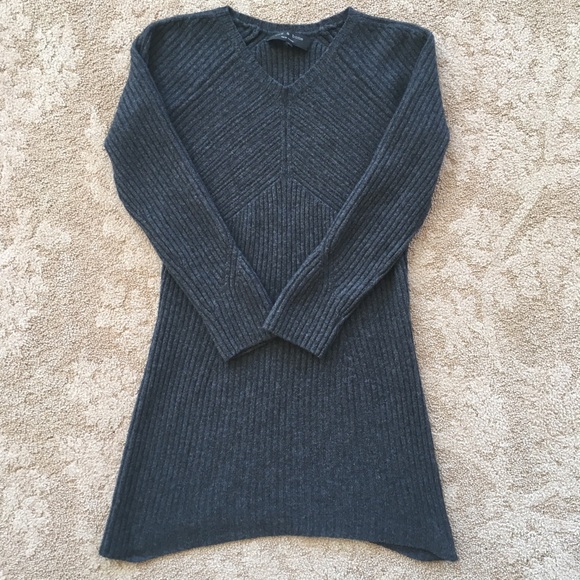 Rag and Bone Wool Knit Woven Short Sweater Dress - Picture 6 of 12